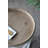23" Large Distressed White Side Table