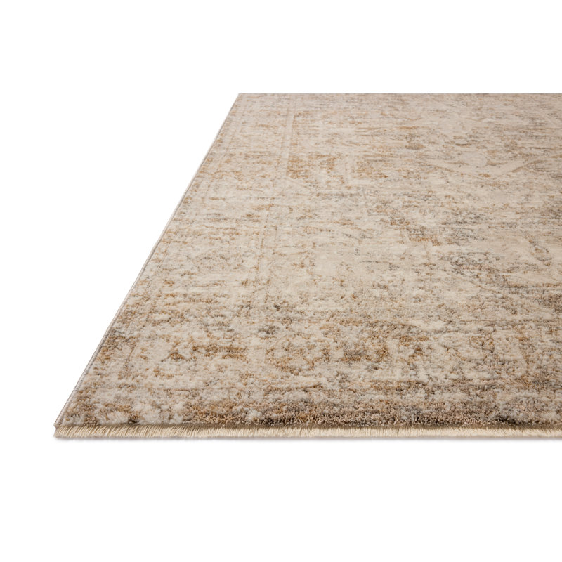 Loloi Clarisse Smoke / Natural Area Rug, Rectangle 7'10" x 10'2"