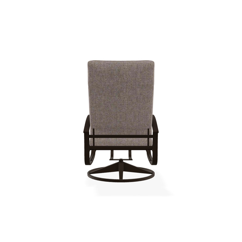 Belle Isle Outdoor Swivel Lounge Chair, Canvas Granite Sunbrella® Canvas, Kona P10, Textured Kona