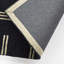 Sameer Geometric Handmade Tufted Wool Navy/Sand Area Rug-1315482854
