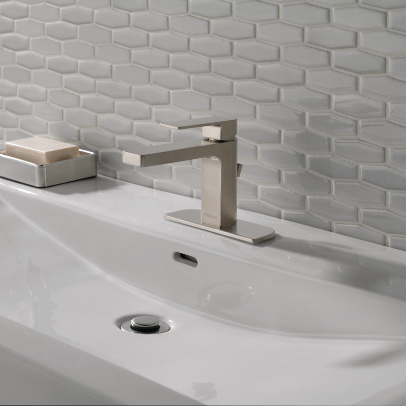 Xander Bathroom Faucet with Drain Assembly, Stainless