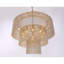 Lustre rond en acier inoxydable clair à 3 niveaux Kiska-89223190-89223196-130633176
