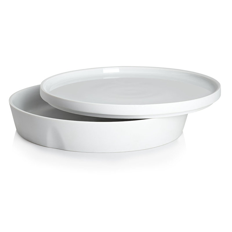 Porcelaine 43 oz. Saladier, Gris