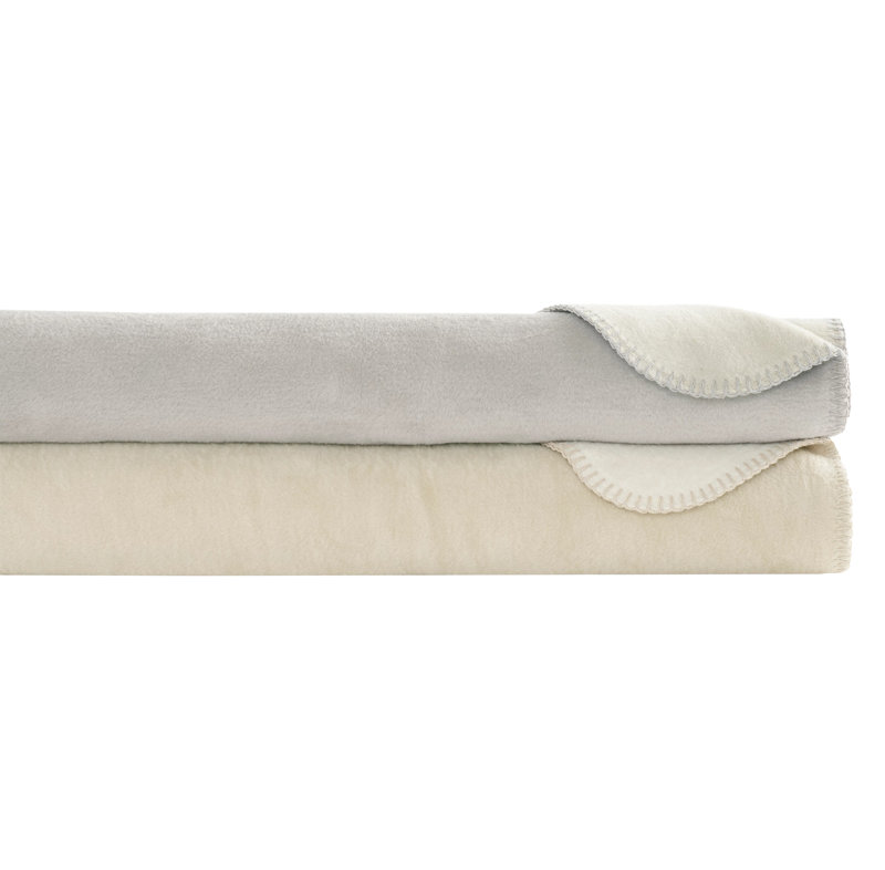 Couverture en molleton naturel, Couverture simple / simple TG, Naturel