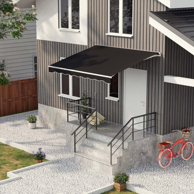 Auvent rétractable polyvalent pour les espaces extérieurs, améliorant le confort et l'ombre
