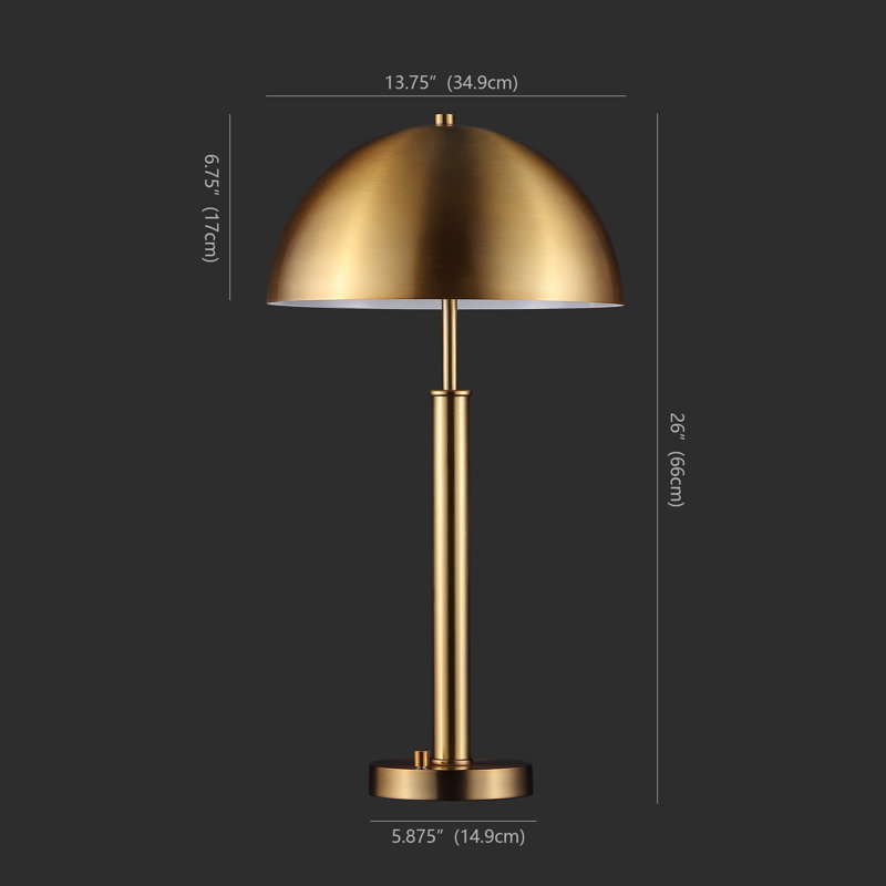 Kinnear Metal Table Lamp, Gold
