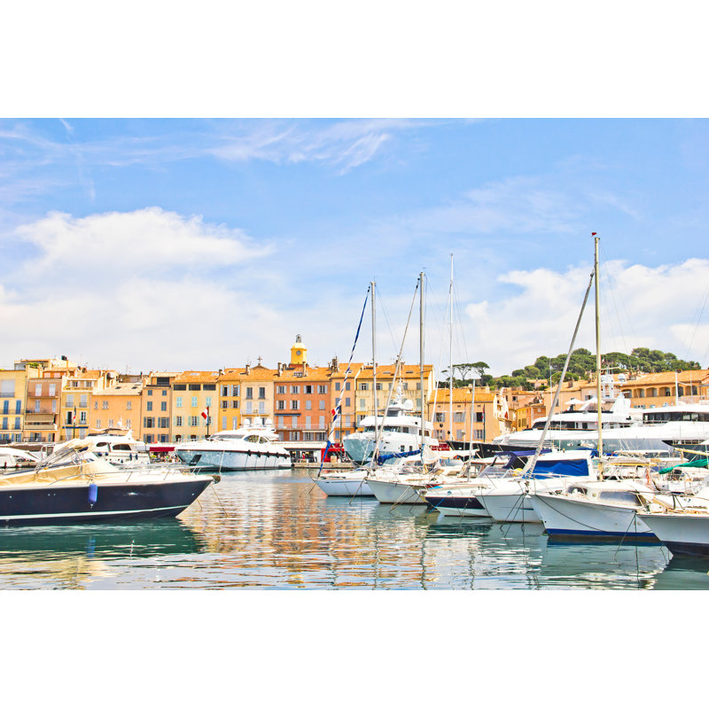 Port de Saint-Tropez par Gianliguori, H 8 po x l 12 po