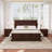 Abner Solid Wood Platform Bed-124360789-112013487