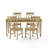 Ashwell 5-Piece Dining Table Set For 4