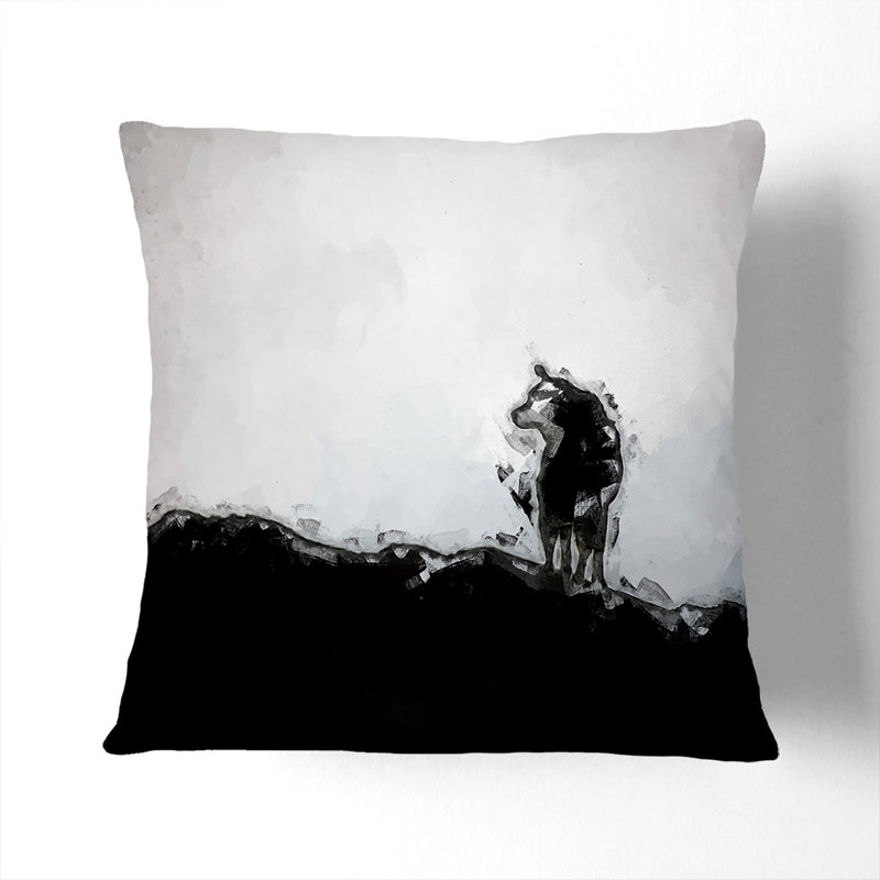 Square Throw Cushion, 40cm H x 40cm W x 15cm D