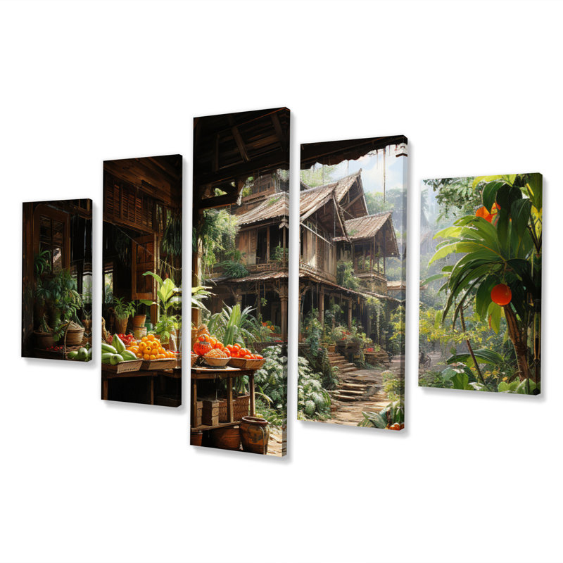 Impression sur toile - 5 panneaux