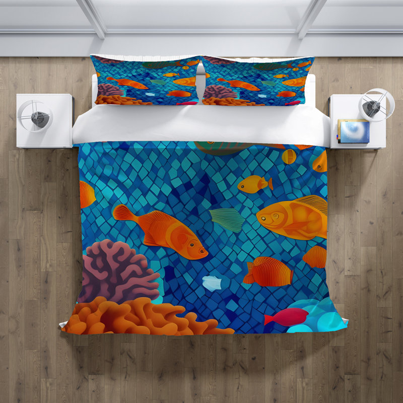 Polyester Duvet Cover, King Duvet Cover + 2 King Shams