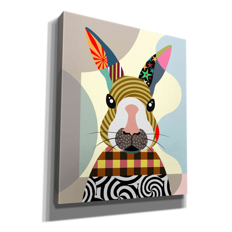 «L Bunny Studio» par Lanre Adefioyue, H 24 po x l 20 po x P 0,75 po