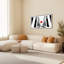 «Geometric Abstract», ensemble de 1 reproduction d'art sur toile tendue-207614126