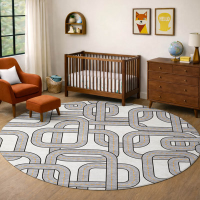Tapis pour enfants intérieur / extérieur lavable à la machine Chantille ACN2764