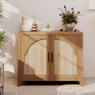Armoire-buffet moderne à cannelures Almodovar