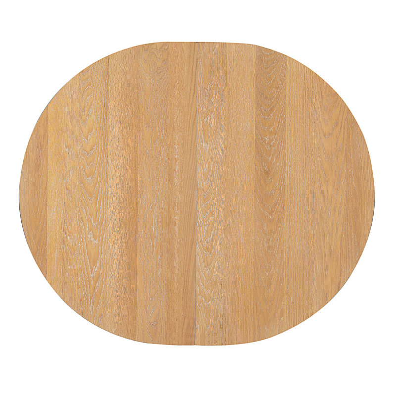 Ensemble de salle à manger extensible 5 pièces avec chaises rembourrées, style campagnard rustique pour un décor polyvalent et des sièges confortables