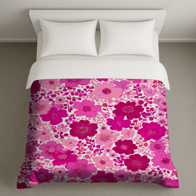 Housse de couette à motif floral Boho