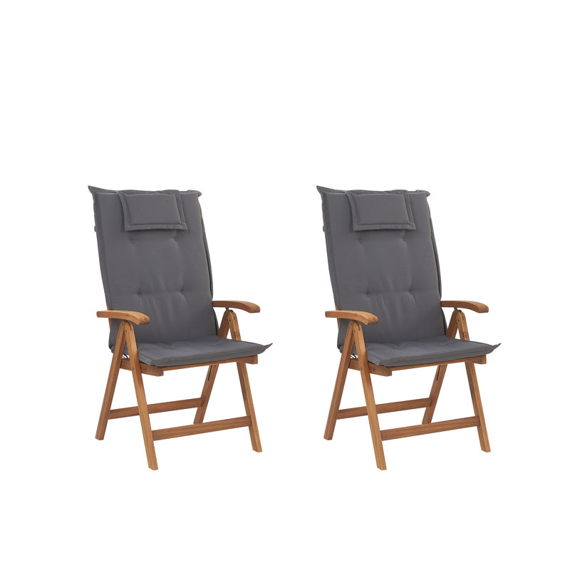 Benevento Folding Patio Dining Armchair with Cushion