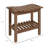 Waterproof Shower Stool With Handle, Storage Shelf Bench, Non-Slip Pads Bench For Indoor Outdoor