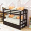 Dorrion Twin Over Twin Wood Bunk Bed with Trundle-364733422