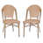Natural/White Seat/ Natural Frame
