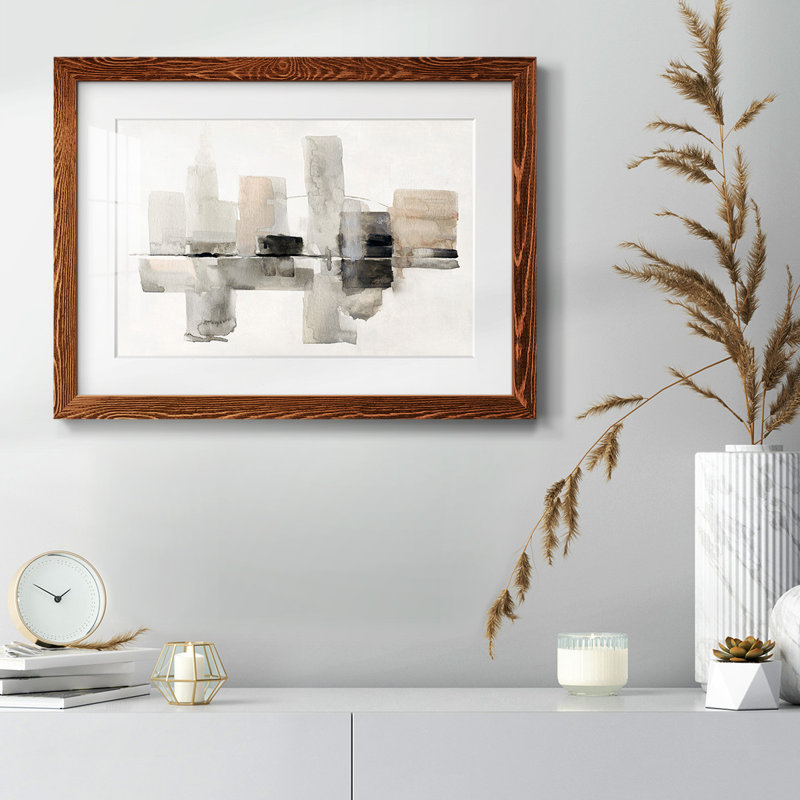 Urban Oasis I Framed On Paper Print, H 18 po x l 26 po x P 1,5 po, Érable