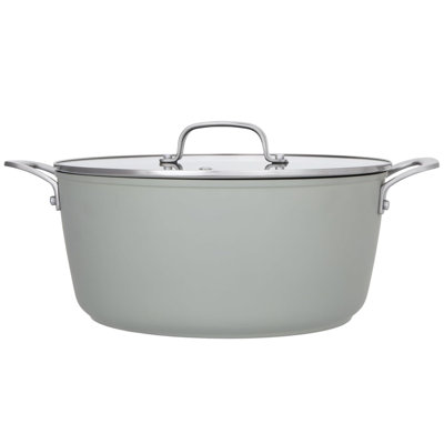 Laura Ashley 6.97L Aluminum Braiser with Lid