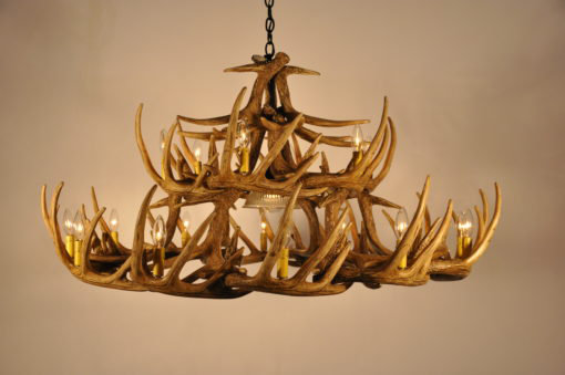 Lustre à plusieurs niveaux de style bougie 19 lumières Zelda
