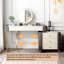 Makeup Vanity with Light mirror,5 drawers