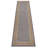Meander Greek Key Bordered Slip Resistant Low Pile Runner Rug 2' x 7'