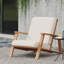 Fauteuil club moderne avec coussins Adirondack