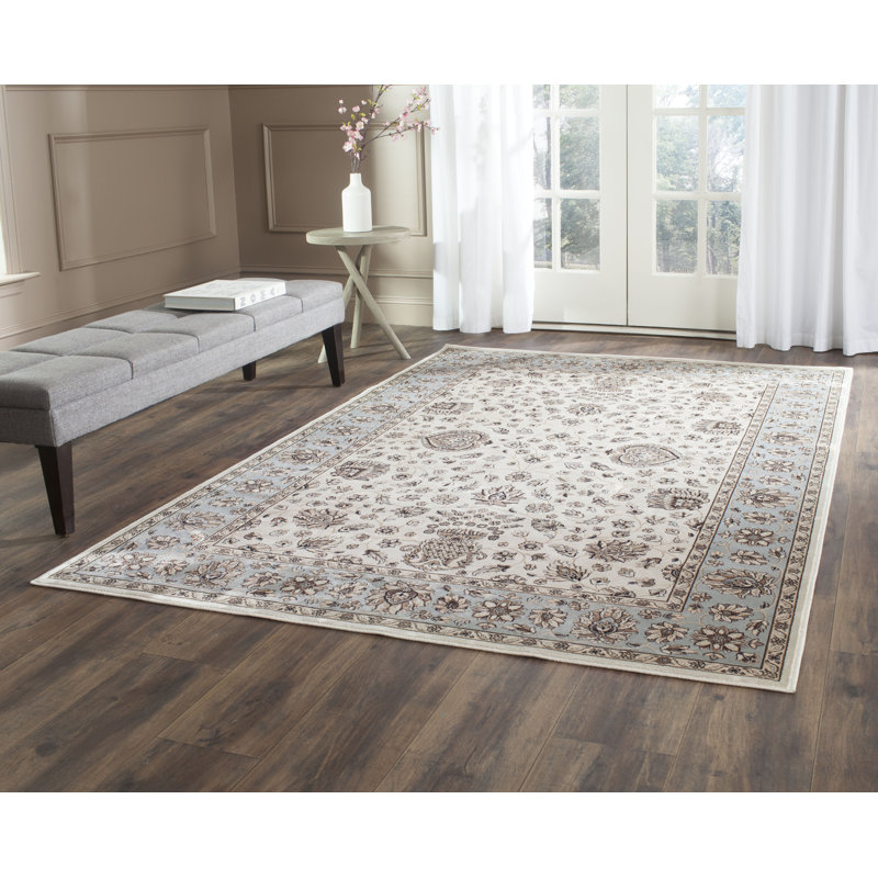 Tapis oriental en viscose Gargent, Rectangle 8 pi x 11 pi 2 po