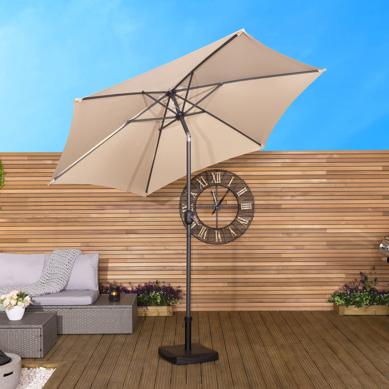 Aaden 270cm Market Parasol, Beige