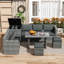 Ensemble de canapé en rotin PE 6 pièces avec sièges réglables, boîte de rangement et table en verre trempé-1655040778-1659618567