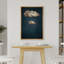 Œuvre d'art minimaliste vert pastel vert dans les nuages-98126502-98126503