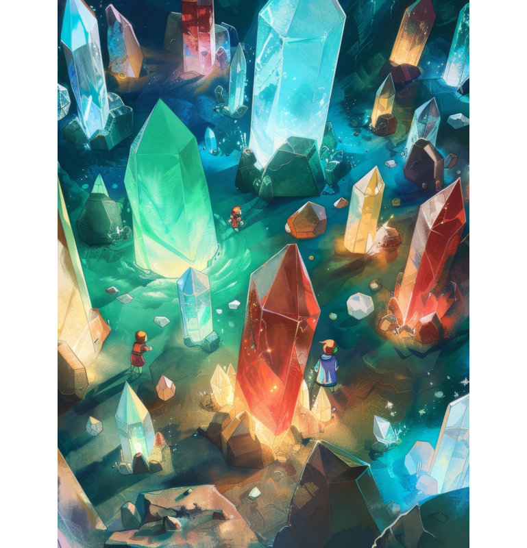 The quest - 36"x48" Framed canvas