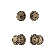 Nostalgic Warehouse Rope Rosette Entry Set with Deco Knob