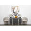 Aili 52cm H Polyester Blend Upholstered Armchair in Gold