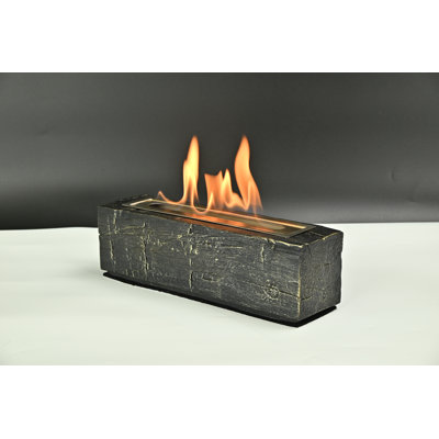 Large Rectangle Tabletop Firepit Concrete Tabletop Fireplace