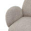 Chaise d'appoint pour le salon avec fonction pivotante-130174958