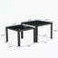 Ensemble de tables basses 2 pièces Gulten