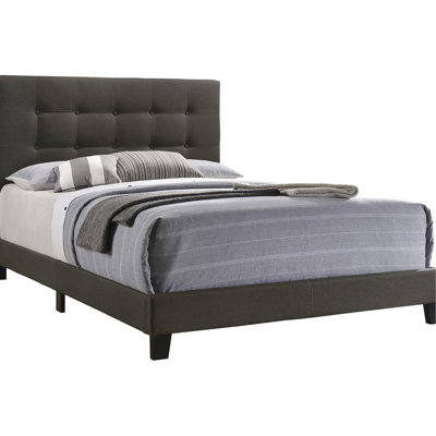 Bedroom Charcoal Queen Bed, Adds A Dash Of Style Contemporary Panel Bed For Use