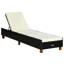 Vidaxl Sunbed With Cushion Poly Rattan Grey-59564601-59564602