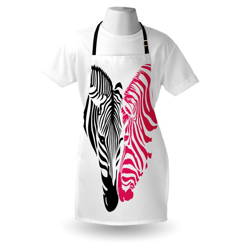 No Pattern Bib Apron