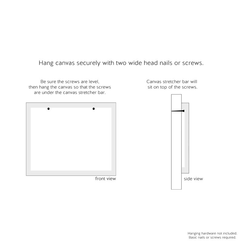 Zest for Life Lemon Plant Blue Stripes par Jennifer Pugh - impression, Toile tendue, H 40 po x l 30 po