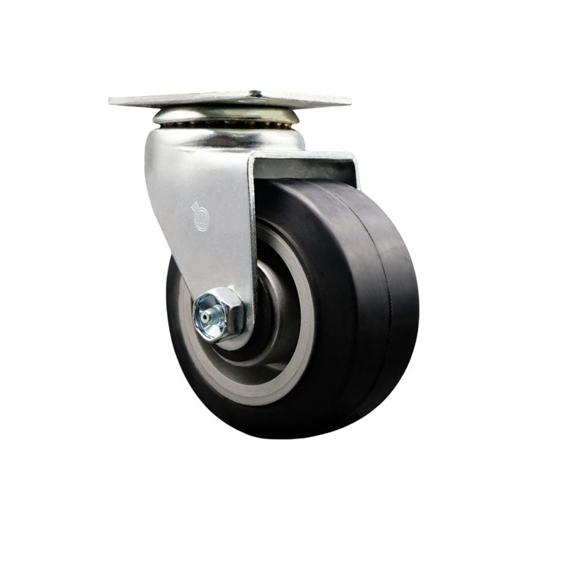 Rubber and Aluminum Caster