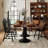 Romantic retro solid wood dining table