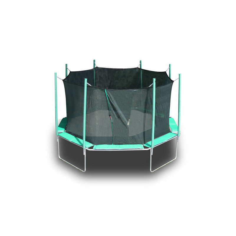 Trampoline 16' octogonal Magic Circle, Vert