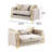 Luxury Upholstered Sofa with Hidden Storage